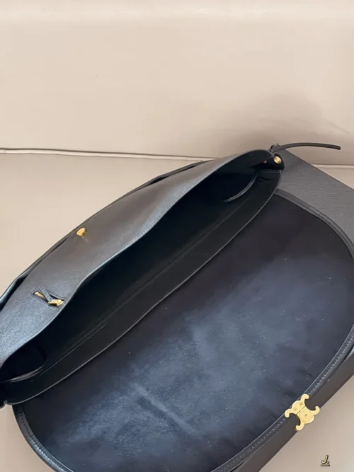 Celine Triomphe Black Messenger Bag