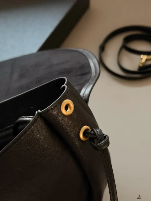 Celine Triomphe Black Messenger Bag