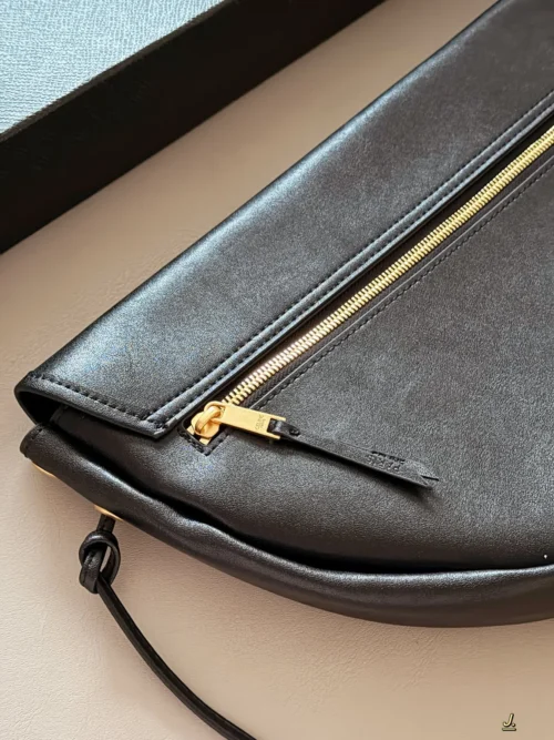 Celine Triomphe Black Messenger Bag