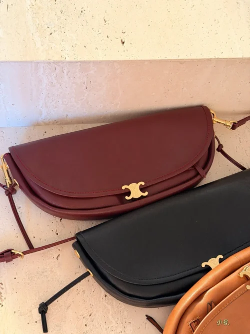 Celine Triomphe Small Calfskin Messenger Bag