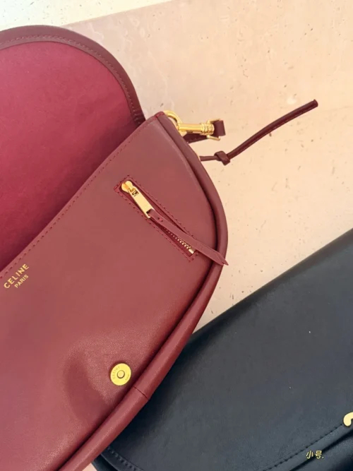 Celine Triomphe Small Calfskin Messenger Bag