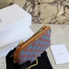 Celine Triomphe Monogram Denim Clutch Bag