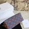 Celine Triomphe Monogram Denim Clutch Bag