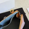 Celine Triomphe Monogram Denim Clutch Bag