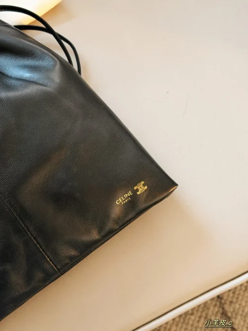 Celine Black Lambskin Bag Style 0194