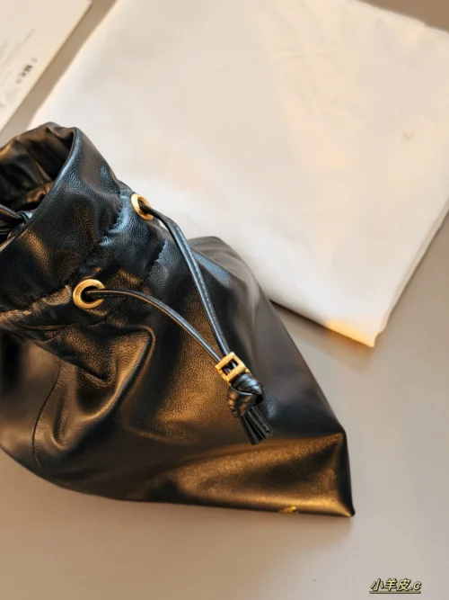 Celine Black Lambskin Bag Style 0194