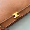 Celine Triomphe Black Calfskin Messenger Bag