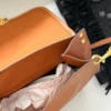 Celine Triomphe Black Calfskin Messenger Bag