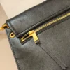 Celine Triomphe Black Calfskin Messenger Bag Style 0197