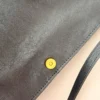 Celine Triomphe Black Calfskin Messenger Bag Style 0197