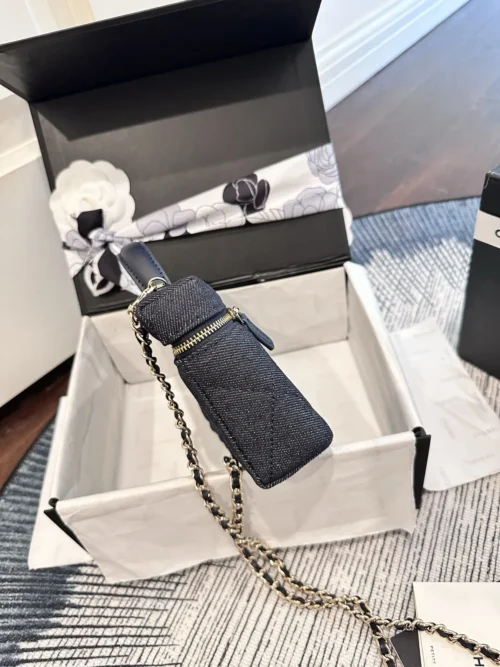 Chanel Brown Leather Top Handle Bag