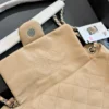 Chanel Gabrielle Large Black Quilted Leather Hobo Bag