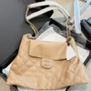 Chanel Gabrielle Large Black Quilted Leather Hobo Bag