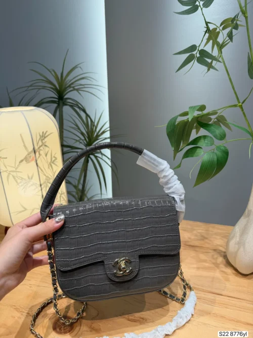 Chanel Chain Top Handle Bag