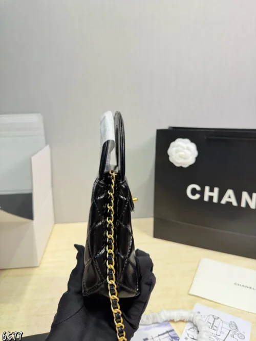 Chanel Kelly Large Chain Lambskin Bag