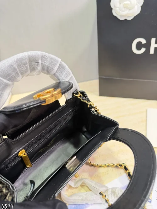 Chanel Kelly Large Chain Lambskin Bag