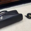 Chanel Black Leather Top Handle Bag