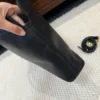 Chanel Black Leather Top Handle Bag