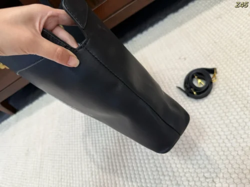 Chanel Black Leather Top Handle Bag