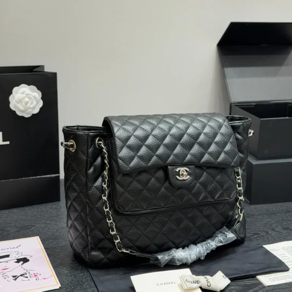 Chanel Classic Flap Oversized Quilted Leather Tote Bag