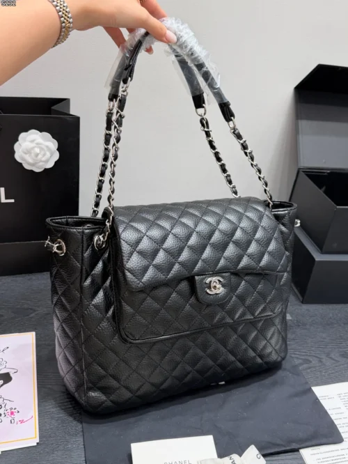 Chanel Classic Flap Oversized Quilted Leather Tote Bag