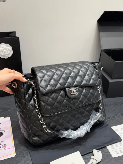 Chanel Classic Flap Oversized Quilted Leather Tote Bag