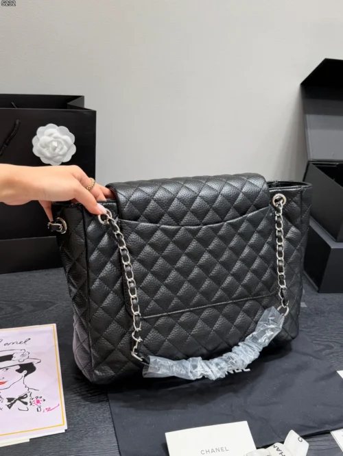 Chanel Classic Flap Oversized Quilted Leather Tote Bag