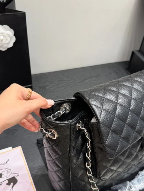 Chanel Classic Flap Oversized Quilted Leather Tote Bag