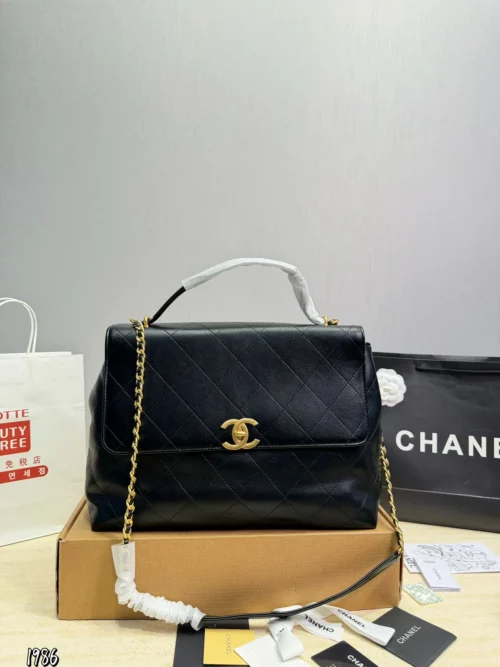 Chanel Chanel 25 Gold Chain Leather Crossbody Bag
