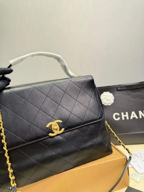 Chanel Chanel 25 Gold Chain Leather Crossbody Bag