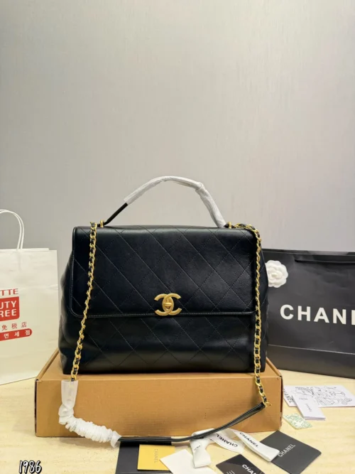 Chanel Chanel 25 Gold Chain Leather Crossbody Bag