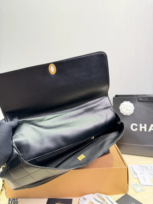 Chanel Chanel 25 Gold Chain Leather Crossbody Bag