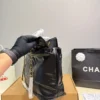 Chanel Classic Flap Black Quilted Leather Tote Bag