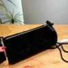 Chanel Classic Flap Quilted Velvet Clutch Bag