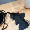 Chanel Classic Flap Quilted Velvet Clutch Bag
