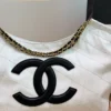 Chanel Classic Flap Black Quilted Denim Tote Bag