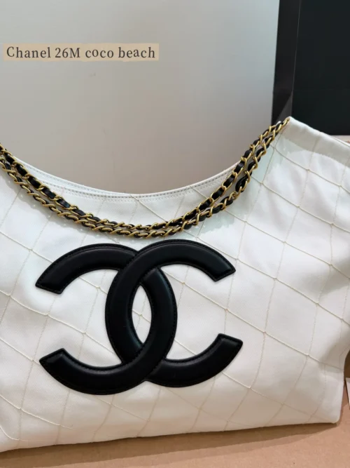 Chanel Classic Flap Black Quilted Denim Tote Bag