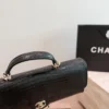 Chanel Gold Chain Clutch Bag