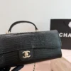 Chanel Gold Chain Clutch Bag