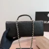 Chanel Gold Chain Clutch Bag