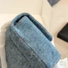 Chanel Classic Flap Blue Quilted Denim Bag