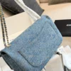 Chanel Classic Flap Blue Quilted Denim Bag