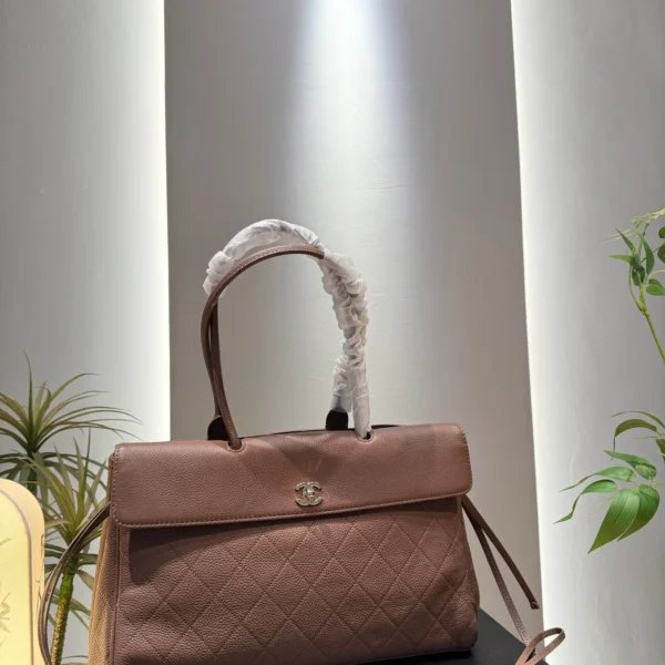 Chanel Gold Leather Handbag