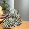 Chanel Kelly White Chain Handbag