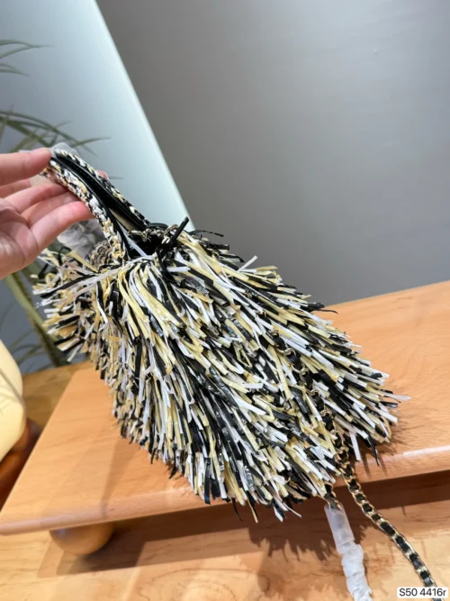 Chanel Kelly White Chain Handbag