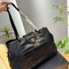 Chanel Green Drawstring Top Handle Bag