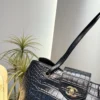 Chanel Green Drawstring Top Handle Bag