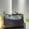 Chanel Green Drawstring Top Handle Bag