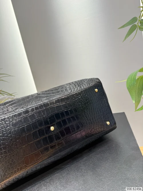 Chanel Green Drawstring Top Handle Bag