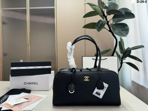 Chanel Lambskin Bowling Bag